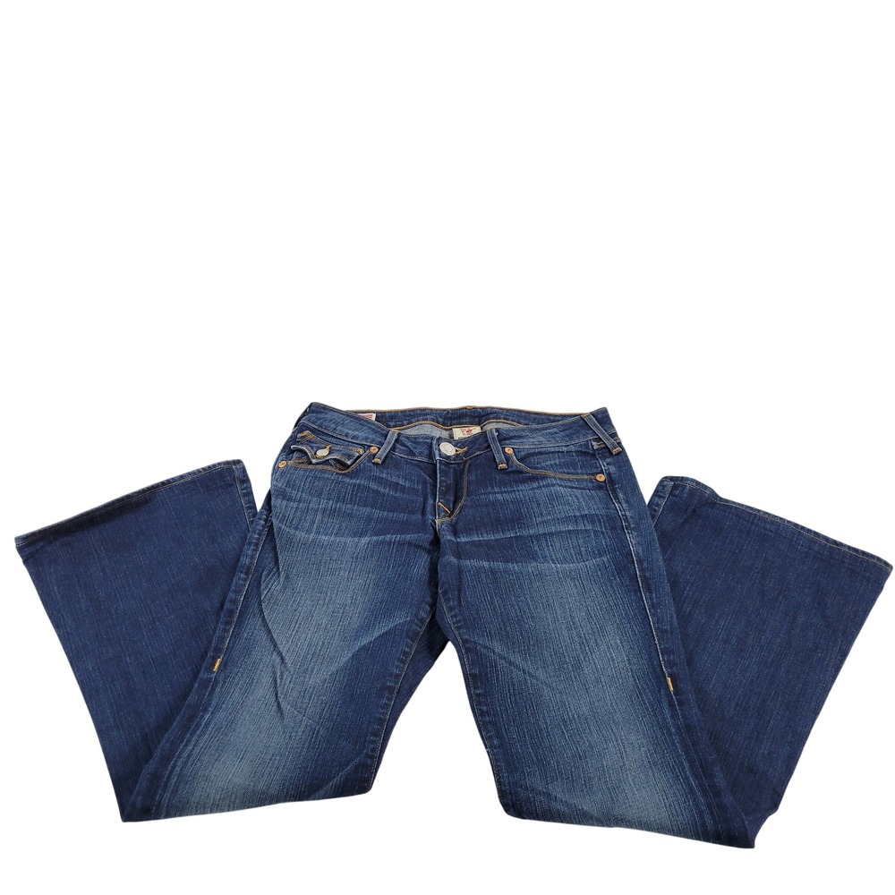 True Religion‎ Brand Jeans Women Carrie Bootcut Flap Pocket Denim Size 27